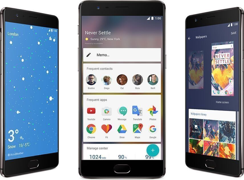 Smartphone OnePlus 3T 64 GB: od nevýhod k výhodám