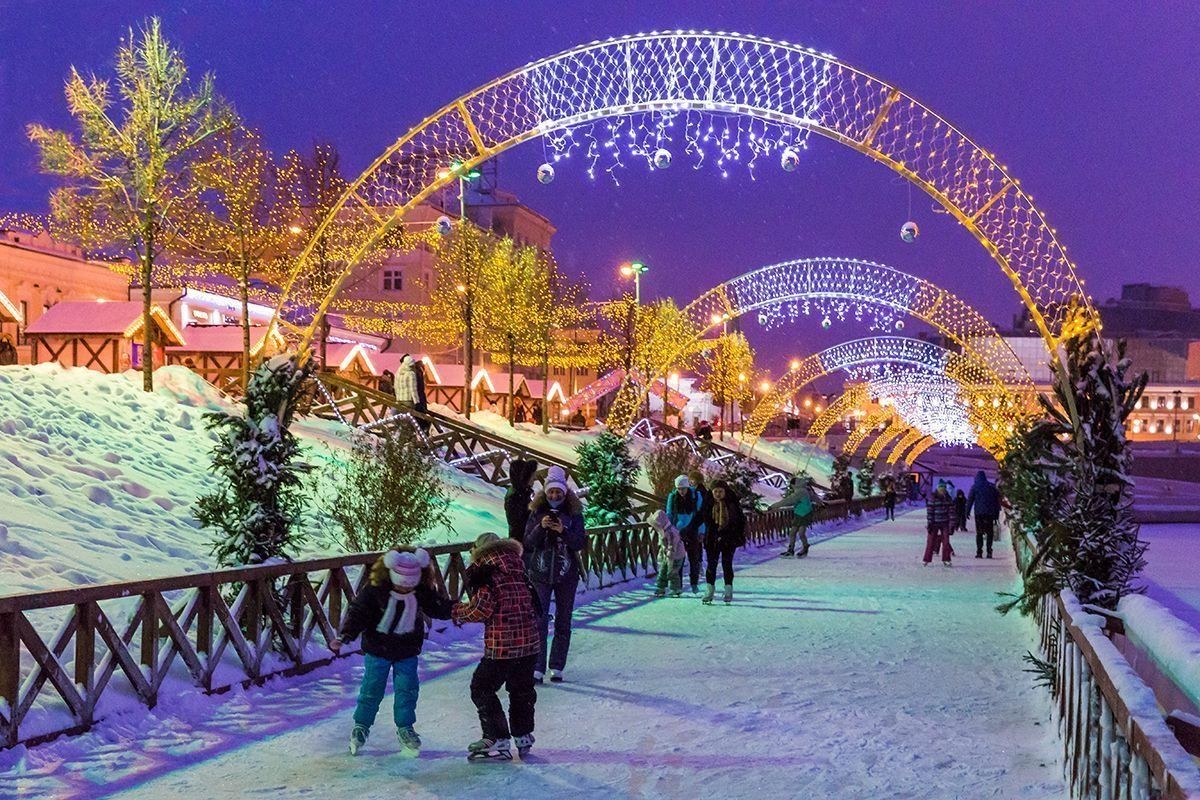 Skating rinks Kazan 2020: indoor and outdoor areas