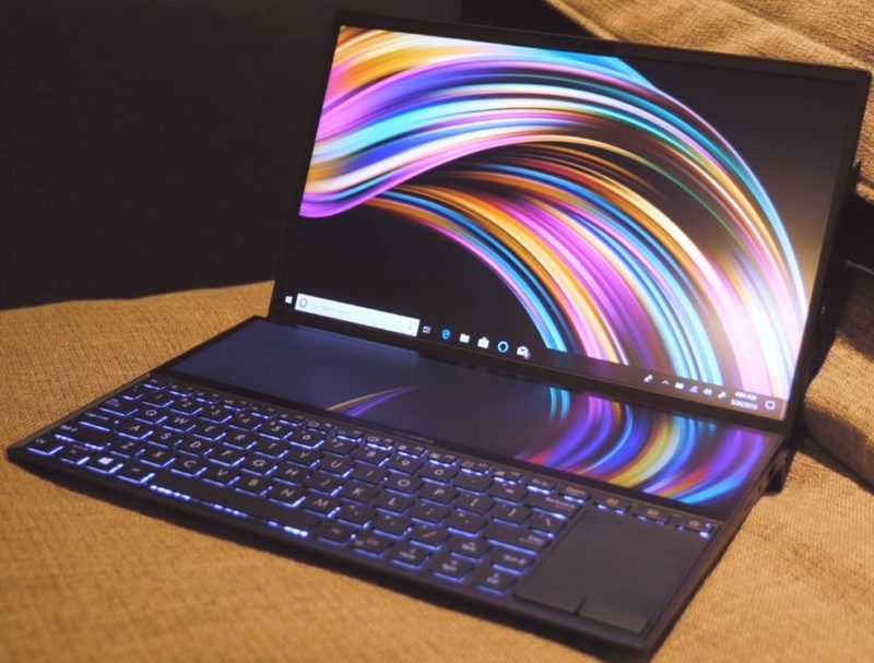 Komputer riba Skrin Dual Asus ZenBook Pro Duo